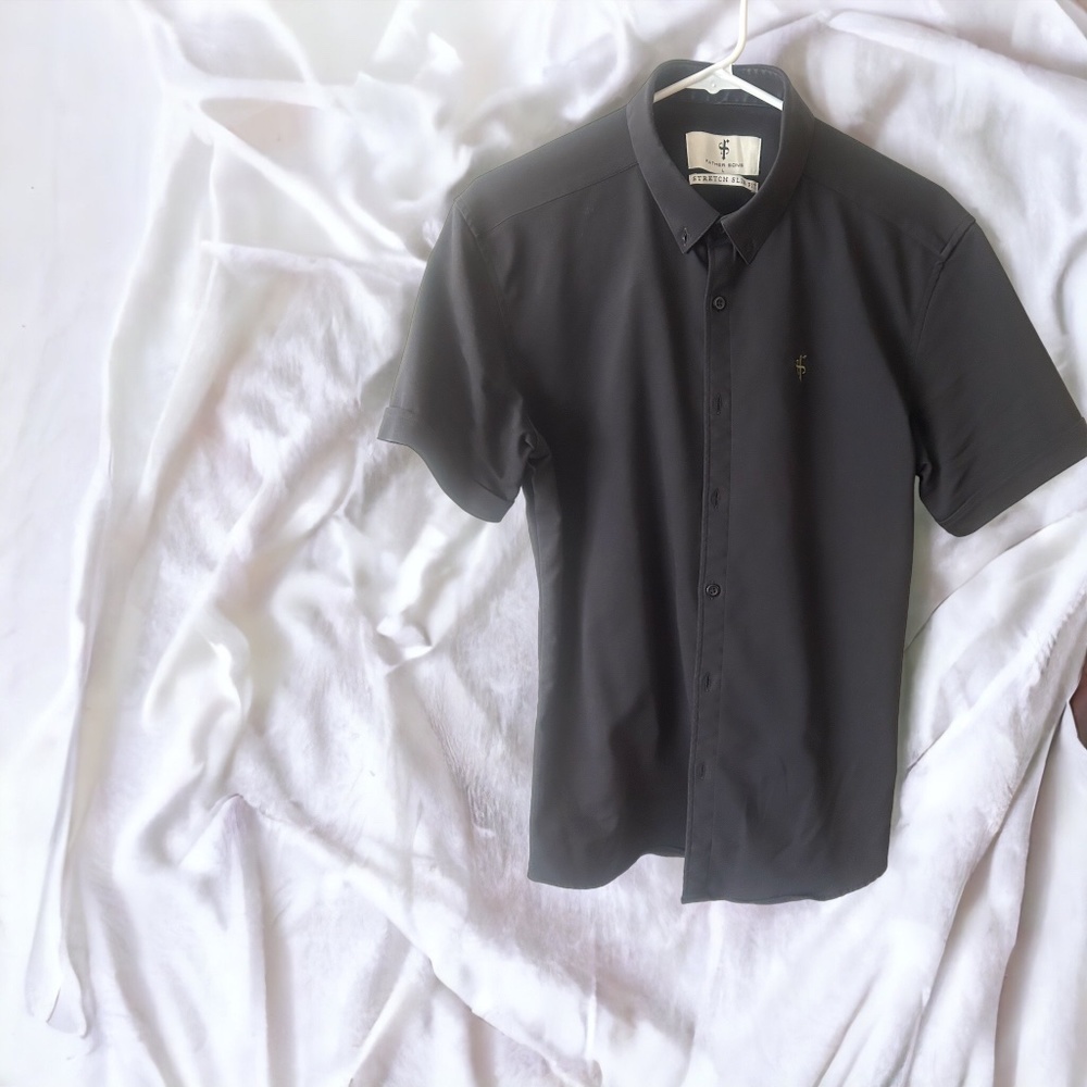 Men's Father Sons short sleeve button up
